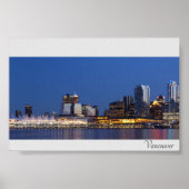 Vancouver Skyline Poster (Voorkant)