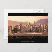 Vancouver Skyline Sunrise Panorama Briefkaart (Voorkant / Achterkant)