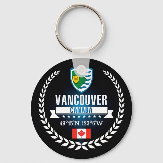 Vancouver Sleutelhanger (Voorkant)