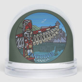 Vancouver Snow Globe Custom Vancouver Snowglobe Sneeuwbol (Voorkant)