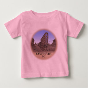 Vancouver Souvenir Baby T-shirt Gastown Baby Shirt