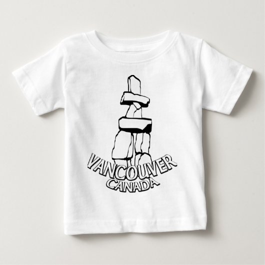 Vancouver Souvenir Baby T-shirts Landmark Baby T-s (Voorkant)