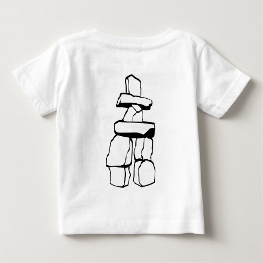 Vancouver Souvenir Baby T-shirts Landmark Baby T-s (Achterkant)
