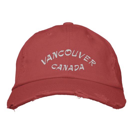 Vancouver Souvenir Baseball Pet Embroomd Pet (Voorkant)