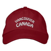 Vancouver Souvenir Baseball Pet Embroomd Pet (Voorkant)