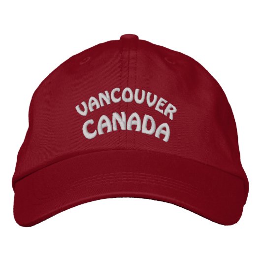 Vancouver Souvenir Baseball Pet Embroomd Pet (Voorkant)