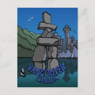 Vancouver Souvenir Briefkaarten Inukshuk Landmark