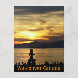 Vancouver Souvenir Briefkaarten Inukshuk Landmark