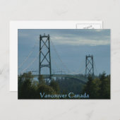 Vancouver Souvenir Briefkaarten Lions Gate Briefka (Voorkant / Achterkant)