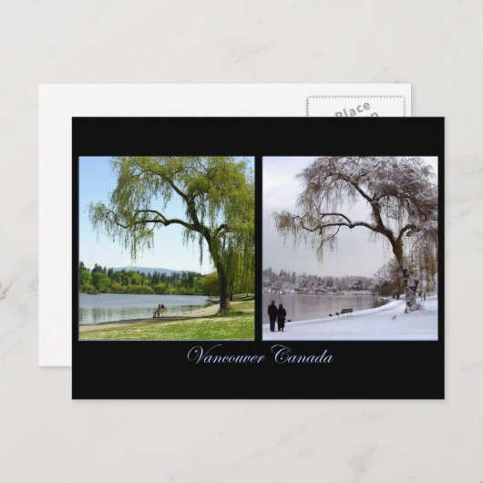 Vancouver Souvenir Briefkaarten Seasons Landschap (Voorkant / Achterkant)