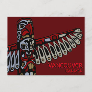 Vancouver Souvenir Briefkaarten Totem Pole Landmar