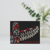 Vancouver Souvenir Briefkaarten Totem Pole Landmar (Staand voorkant)