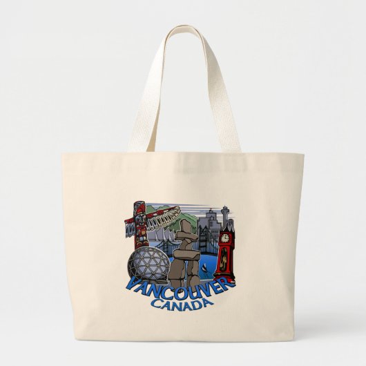 Vancouver Souvenir Canvas tas Landmark Art Bags (Voorkant)
