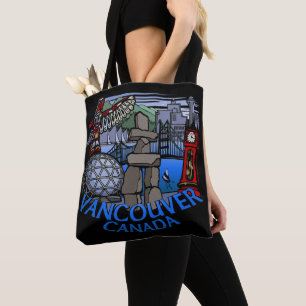 Vancouver Souvenir Canvas tas Landmark Art Bags