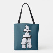 Vancouver Souvenir Canvas tas Landmark Art Bags (Achterkant)