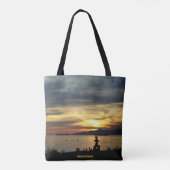 Vancouver Souvenir Canvas tas Vancouver Sunset Bag (Achterkant)