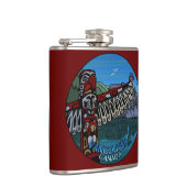 Vancouver Souvenir Flask 2 Worlds Landmark Gifts Heupfles (Rechts)