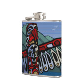 Vancouver Souvenir Flask 2 Worlds Landmark Gifts Heupfles (Links)