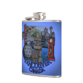 Vancouver Souvenir Flask Custom Van Landmark Flask Heupfles (Links)