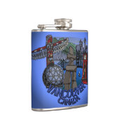 Vancouver Souvenir Flask Custom Van Landmark Flask Heupfles (Rechts)