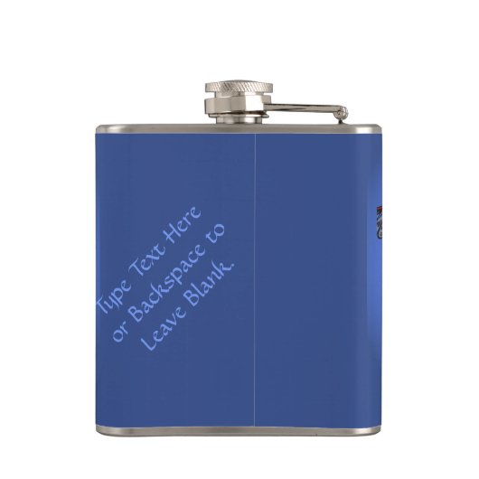 Vancouver Souvenir Flask Custom Van Landmark Flask Heupfles (Achterkant)