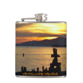 Vancouver Souvenir Flask Custom Vancouver BC Flask Heupfles (Voorkant)