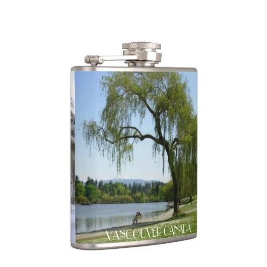Vancouver Souvenir Flask Custom Vancouver BC Flask Heupfles (Rechts)