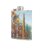 Vancouver Souvenir Flask Custom Vancouver BC Flask Heupfles (Links)