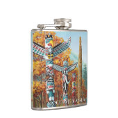 Vancouver Souvenir Flask Custom Vancouver BC Flask Heupfles (Rechts)