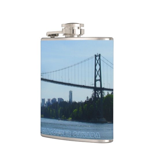 Vancouver Souvenir Flask Custom Vancouver BC Flask Heupfles (Links)