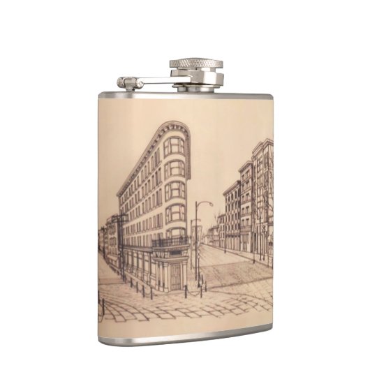 Vancouver Souvenir Flask Vancouver Gastown Gifts Heupfles (Rechts)