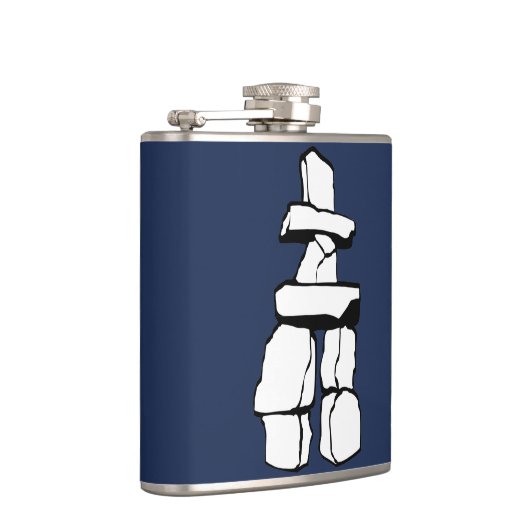 Vancouver Souvenir Flask Vancouver Inukshuk Gifts Heupfles (Rechts)