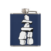 Vancouver Souvenir Flask Vancouver Inukshuk Gifts Heupfles (Achterkant)