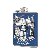 Vancouver Souvenir Flask Vancouver Landmark Gifts Heupfles (Links)