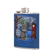 Vancouver Souvenir Flask Vancouver Landmark Gifts Heupfles (Links)