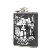 Vancouver Souvenir Flask Vancouver Landmark Gifts Heupfles (Links)