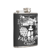 Vancouver Souvenir Flask Vancouver Landmark Gifts Heupfles (Rechts)