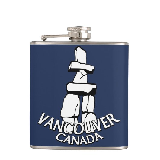 Vancouver Souvenir Flask Vancouver Landmark Gifts Heupfles (Voorkant)