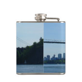 Vancouver Souvenir Fles Custom Vancouver BC Fles Heupfles (Achterkant)