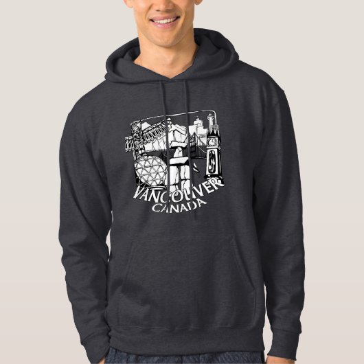Vancouver Souvenir Hoodie Vancouver Canada Hoodies (Voorkant)