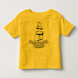 Vancouver Souvenir Kind T-shirts Inukshuk Art T-sh
