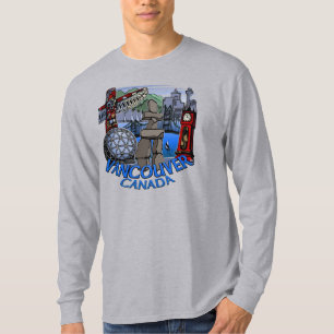 Vancouver Souvenir Long Sleeve Shirt Canada T-shir