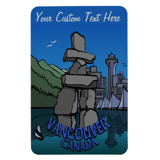 Vancouver Souvenir Magnet - Speciaal totem Gift Magneet (Verticaal)