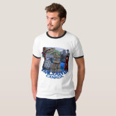 Vancouver Souvenir Mannen T-shirt Landmark Art T - (Voorkant volledig)