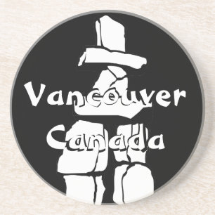 Vancouver Souvenir Onderzetter Inukshuk Art Onderz