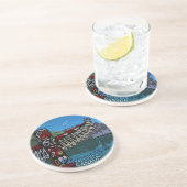 Vancouver Souvenir Onderzetter Totem Pole Landmark (Zijkant)