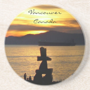Vancouver Souvenir Onderzetters Vancouver Sunset G