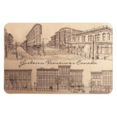 Vancouver Souvenir Personalized Magnet Gastown Magneet (Horizontaal)