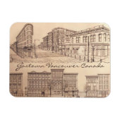 Vancouver Souvenir Personalized Magnet Gastown Magneet (Horizontaal)