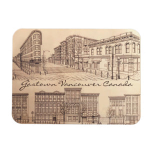 Vancouver Souvenir Personalized Magnet Gastown Magneet
